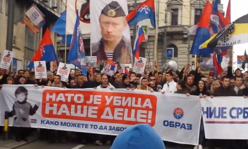 Aggravating factor for the authorities in Serbia: Anti-NATO protest in Belgrade